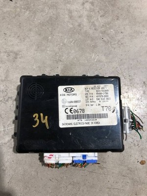 Kia Picanto 2012 Comfort Komfort Karosserie Modul 954001Y700 PAL26669