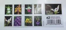 20 Authentic FOREVER FIRST CLASS LETTER STAMPS WILD ORCHIDS STAMPS MNH 2020 BOOK