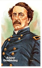 Abner Doubleday, Perez Sixth Series, Cooperstown, Civil War General, Postcard