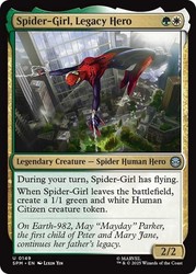 Spider-Girl, Legacy Hero (149/314) Marvel's Spider-Man MTG