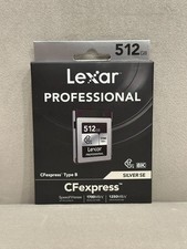 Lexar Professional 512 GB Silver Se Type B 1700MB/s - NEW SEALED