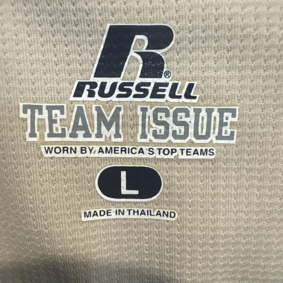 Russell Team Issue ULL Ragin Cajuns Short Sleeve Button Up Shirt L Camp Shirt View 2