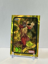 2025 Topps Chrome Marvel Pyro Yellow Lava Refractor #66