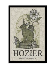 Hozier Edmonton August 24 2024 Show Poster