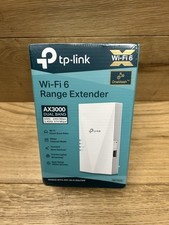 TP-Link RE700X WiFi 6 AX3000Mbps WiFi Extender Booster, Internet Booster NEW 