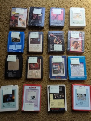 Eclectic, International & Deep Cuts (QTY:16 Great 8-Tracks)