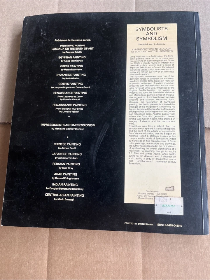 Symbolists and Symbolism by Robert L. Delevoy Rizzoli 1982 - Image 2 of 4