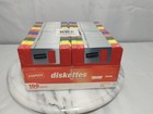 SEALED case of 100 Double Sided High Density 1.44 MB Colored Diskettes 3.5in NEW