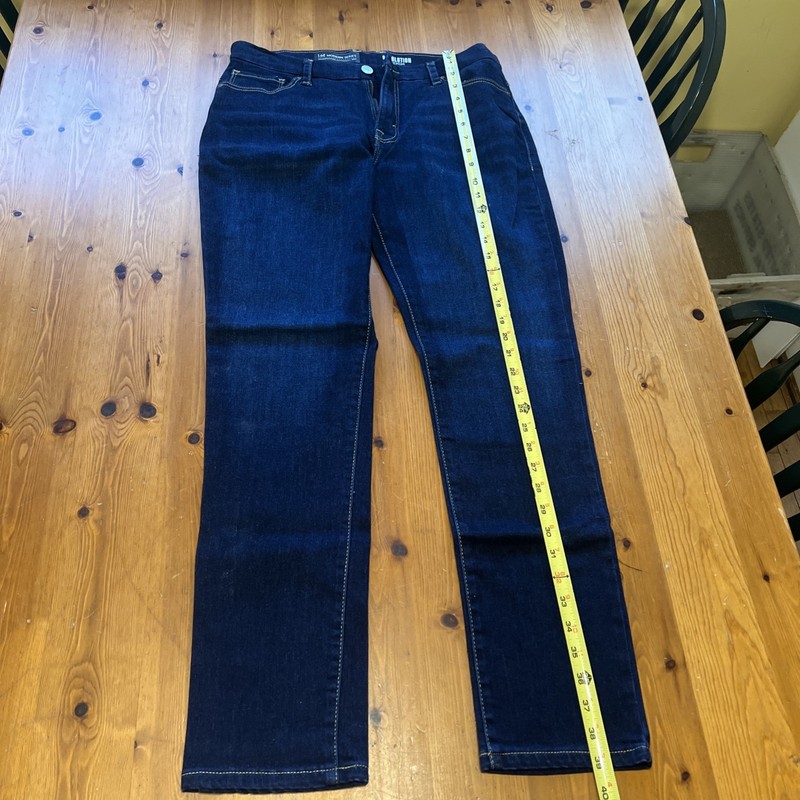 Lee Modern Series Revolution Denim Size 14 Medium Dark Wash Jeans 