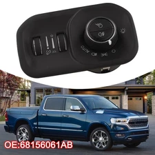 Headlight Switch Control Assembly for 2500 2019 to 2024 1500 68156061AD