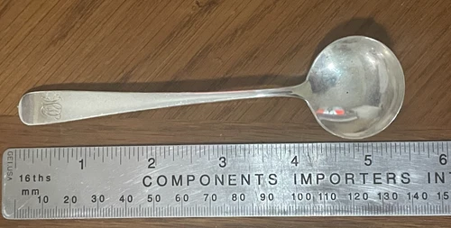 Durgin Sterling Silver Soup Spoon   18 g