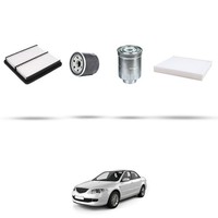 Hoffcar Wartungsset - 4 Filter FüR Mazda 6 (Gh) 2.2 CD 92KW Ab 2009
