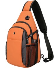 Expandable Sling Bag for Women, Anti-Theft Crossbody Bag with Side Pocket E...