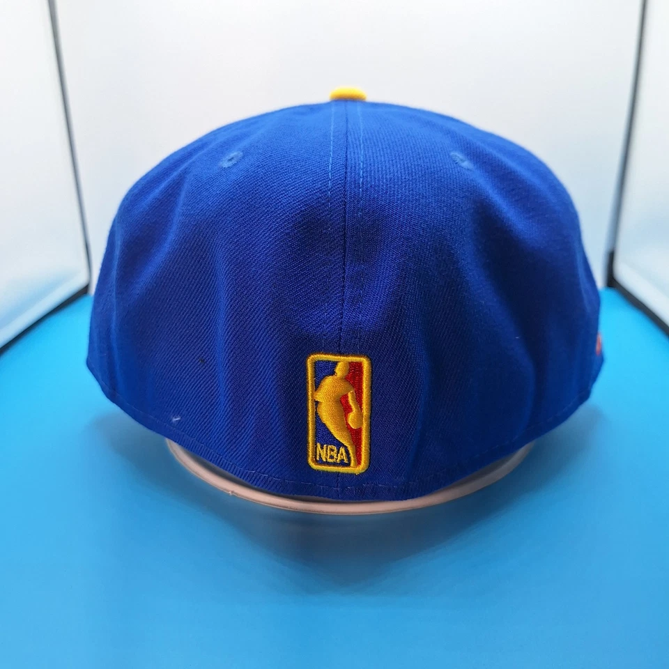 New Era 59FIFTY NBA Miami Heat Logo Parche Lateral Azul Sombrero Ajustado Talla 7 3/4 Foto 4 de 4