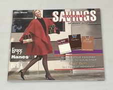 1992 Showcase of Savings Hanes L'eggs Bali Playtex Catalog Bra Pantyhose