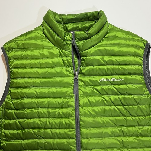 Chaleco acolchado Eddie Bauer para hombre, EB700 Travex, cremallera completa, XL, verde - Imagen 2 de 5