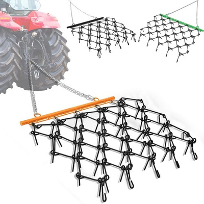 #ad ATV Tractor Drag Harrow 4×4 ft amp; 5×4.5 ft 3 8quot; amp; 1 2quot; Teeth Tow Behind Grading $184.92