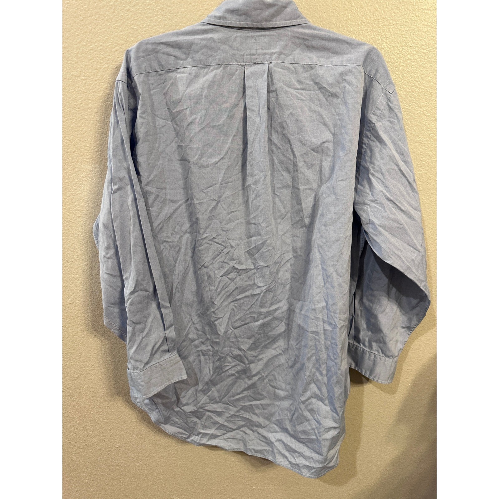 Ralph Lauren Yarmouth Blue Long Sleeve Button Down Shirt Mens 16 1/2 32/33 thumbnail 3