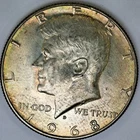 1968-D Kennedy Half Dollar 40% Silver U.S Coin Free Shipping #SA38/2