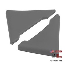 2pcs PVC Universal Car Door Corner Edge Guards Bumper Protector Cover Gray