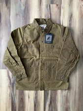 Filson Lined Tin Cloth Cruiser Jacket | NEW! | Men’s Medium | Dark Tan | 2nd