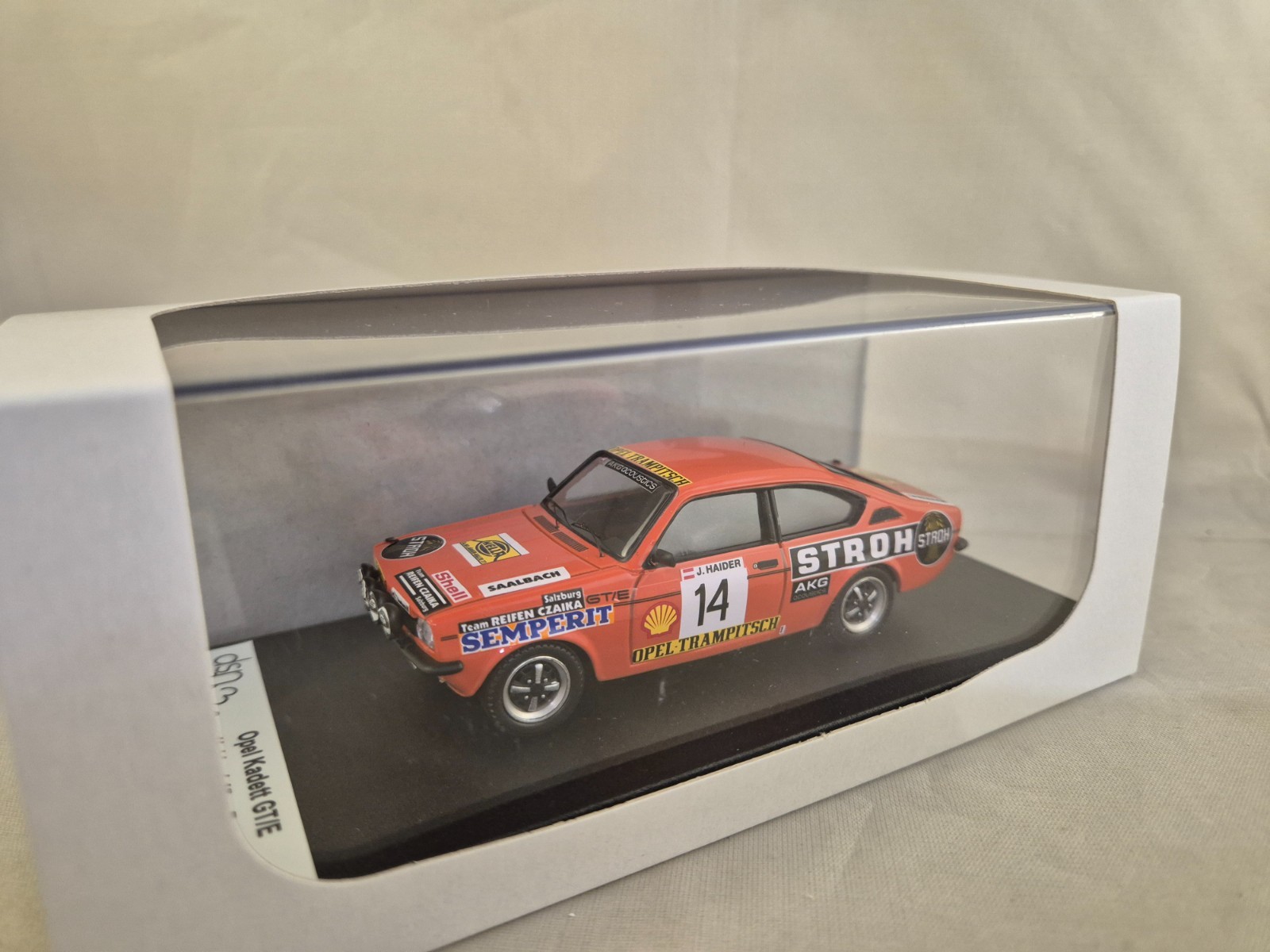 Opel Kadett GT/E 1977 Trofeu DSN290 voiture miniature de rallye 1/43