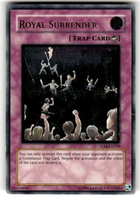 Yugioh Royal Surrender TLM-EN059 Ultimate Rare MP