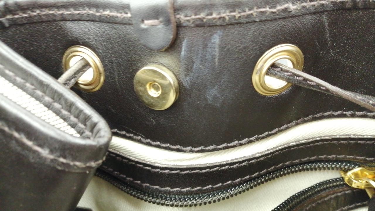 All Over Pattern Drawstring Bag B Gray With Some … - image 16