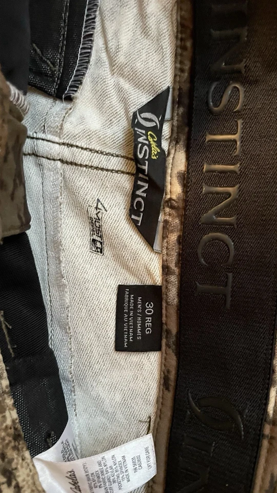 Cabela’s Instinct Camo Hunting Pants Men’s 30 Regular Medium Tough - Image 3 of 4