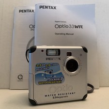 Pentax Optio 33WR 3.2MP Water Resistant Digital Camera Tested Works