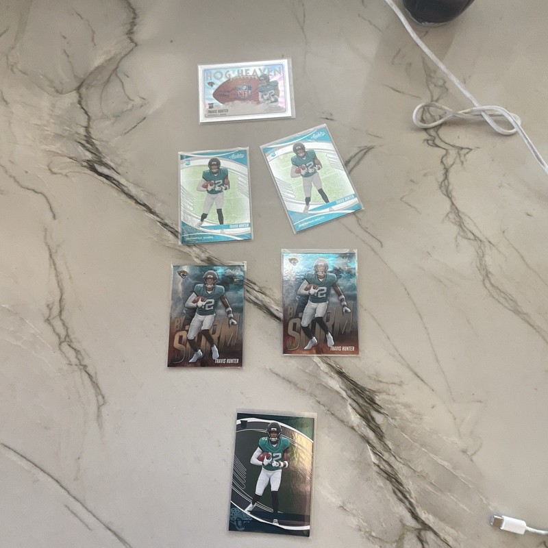 Panini Absolute/Origins 2025 NFL 6-Card Lot Travis Hunter Inserts High Heaven
