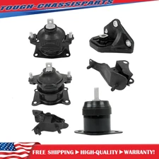 Engine Motor & Transmission Mount Set 6PCS For Honda Accord 2.4L Auto 2003-2007