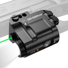 SENSERAY Aluminum Pistol Light Laser Combo Handgun Flashlight Laser Sight Beam