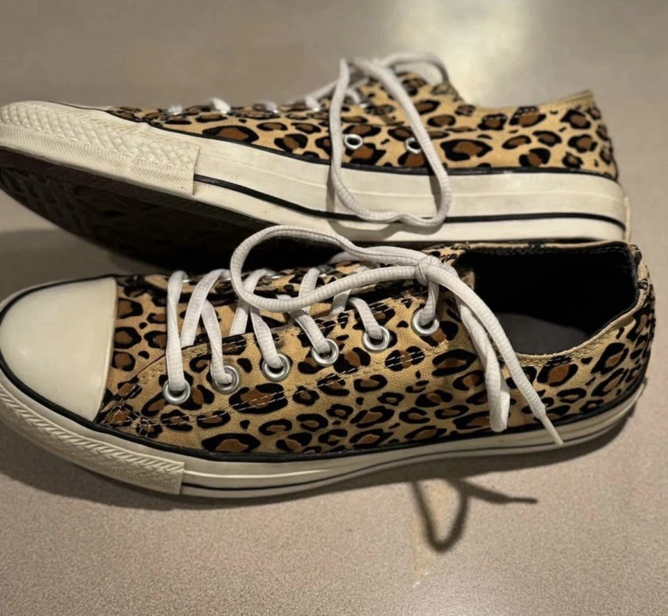 Zapatillas Converse All Star Unisex Estampado Guepardo, Parte Superior Baja Foto 2 de 4