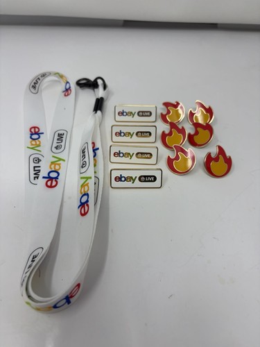 eBAY Live 2026 Megacon Orlando Trading Pins Set Lot of 10 Collectibles + Lanyard