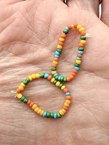 Vintage Barbie PJ Doll Original Multicolor Hair Beads Retro Accessories