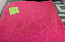 Fleece Fabric - 2 pieces, Pink 32x48 and Dark Blue 21x62 - NEW