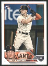 2023 Topps #264 Steele Walker RC San Francisco Giants 3937