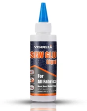 Fabric Glue Liquid Stitch Permanent Washable Strong Bond Craft Adhesive 4 fl oz