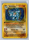 1999 Pokemon Base Set Deck Exclusives 1st Edition Machamp #8/102 DMG