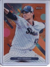 2025 Topps Finest NPB #119 Keiji Takahashi ORANGE Refractor /25