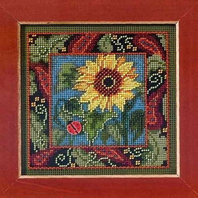 MILL HILL Buttons Beads Kit Counted Cross Stitch SUNFLOWER MH14-3201