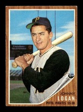 1962 Topps #573 Johnny Logan Pirates VG-EX *r6