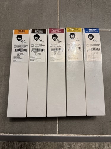 (NEW) Bob Ross Landscape Firm Oil Set 5 Paint Colors (200ml Tubes) - Picture 1 of 2