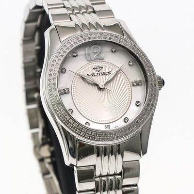 Murex • Swiss Diamond Watch • 126 SI Real White Diamonds