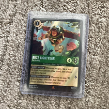 Disney Lorcana TCG First Chapter Buzz Lightyear-On the Way 51/204 Cold Foil