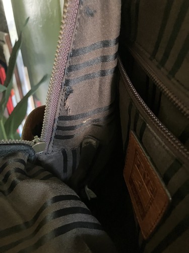 ZAINO LOGAN FRYE Cognac in pelle marrone borsa originale - Foto 6 di 6