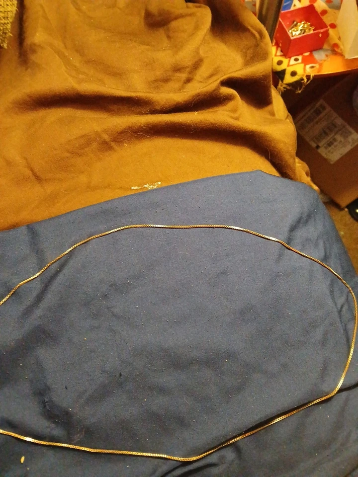 COLLAR CADENA ORO AMARILLO 14K, 18" Foto 3 de 4