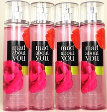QTY 4 - Bath  Body Works MAD ABOUT YOU Fine Fragrance Body Mist Spray 8Oz