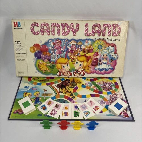 Candy Land 1984 Board Game Complete Set Vintage Milton Bradley Ages 3-6